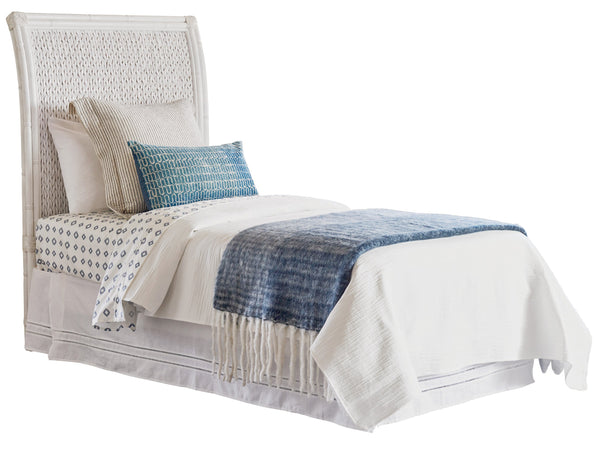 Lexington Tommy Bahama Home Siesta Key Woven Headboard - Coastal Elegance With Natural Textures And Sophisticated Design Appeal Caribbean Sands  570-131hb