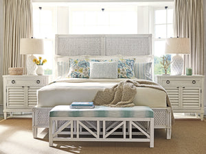 Lexington Tommy Bahama Home Siesta Key Woven Bed - Embrace Coastal Elegance With Natural Materials And Sophisticated Design Caribbean Sands  570-134c