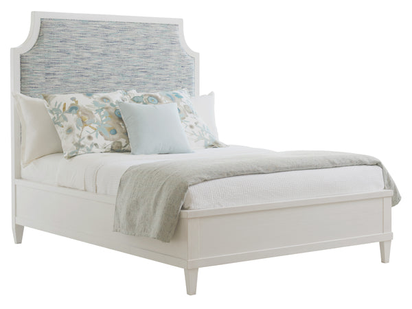 Lexington Tommy Bahama Home Belle Isle Upholstered Bed - Embrace Coastal Elegance With Natural Textures And Timeless Design Caribbean Sands  570-155c-40