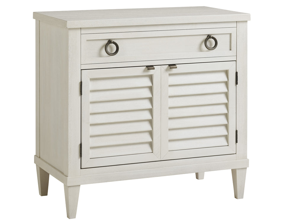 Lexington Tommy Bahama Home Glades Nightstand - Coastal Charm With Shell White Finish, Custom Hardware & Adjustable Storage Solutions Caribbean Sands  570-623