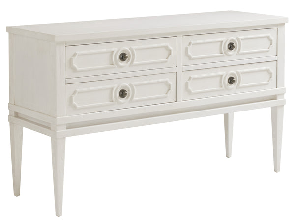 Lexington Tommy Bahama Home Delray Server - Elegant Coastal Dining Storage With Decorative Moldings And Felt-lined Drawers Caribbean Sands  570-869