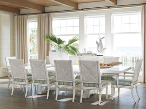 Lexington Tommy Bahama Home Captiva Rectangular Dining Table - Coastal Elegance With Expanding Design For Up To 12 Guests Caribbean Sands  570-877c