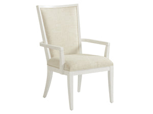 Lexington Tommy Bahama Home Sea Winds Coastal Upholstered Chair - Elegant Design With Stain-resistant Fabric And Natural Textures Caribbean Sands  570-883-01
