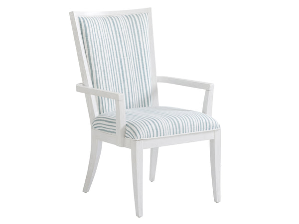 Lexington Tommy Bahama Home Sea Winds Coastal Upholstered Chair - Elegant Design With Stain-resistant Fabric And Natural Textures Caribbean Sands  570-883-41