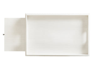 Lexington Tommy Bahama Home Broad River Coastal End Table With Pullout Shelf And Gallery Top - Elegant Mahogany Design Caribbean Sands  570-952