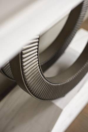 Lexington Tommy Bahama Home Wayfarer Coastal Console Table With Santa Cruz Marble Top And Aged Pewter Accents For Elegance Caribbean Sands  570-966c