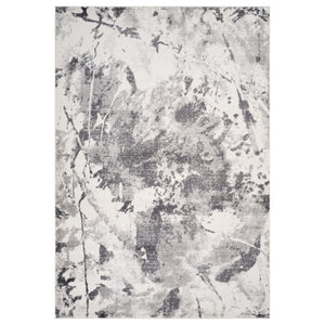 HomeRoots 4' Striped Wool Area Rug in Ivory, Gray & Black – Hand-Woven Artisan Design for Cozy Spaces 8' X 10' 571000