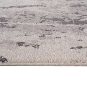 HomeRoots 4' Striped Wool Area Rug in Ivory, Gray & Black – Hand-Woven Artisan Design for Cozy Spaces 8' X 10' 571000