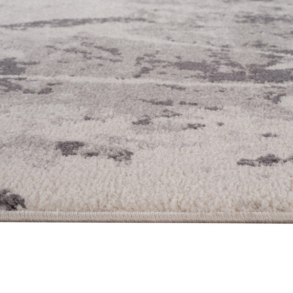 HomeRoots 4' Striped Wool Area Rug in Ivory, Gray & Black – Hand-Woven Artisan Design for Cozy Spaces 9' X 12' 571001