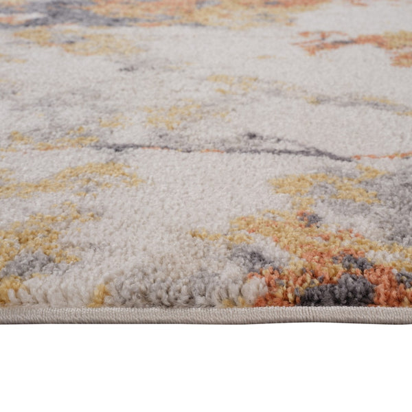 HomeRoots 4' Striped Wool Area Rug in Ivory, Gray & Black – Hand-Woven Artisan Design for Cozy Spaces 9' X 12' 571006