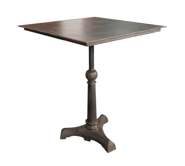 HomeRoots 30" Brown Iron Pedestal End Table - Vintage-Style Accent Table for Living Room, Bedroom & More! 571185