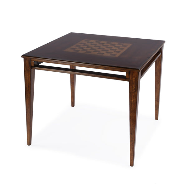 Butler Specialty Daltrey Square Game Table - Elegant Solid Wood Design With Inset Game Board For Timeless Fun Medium Brown Poplar Wood,Maple,Walnut And Cherry Veneers,Mdf 5712011-butler
