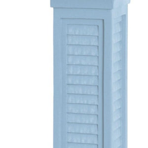 HomeRoots Set of Two 32" Blue Table Lamps with USB Charging & White Cone Shade for Modern Home Decor 571291