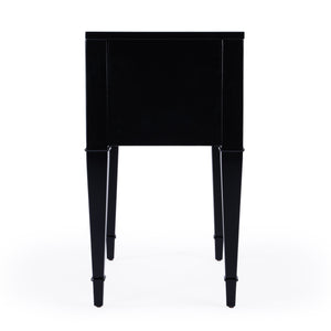 Butler Specialty Kai 2 Drawer End Table – Stylish Mid-century Design With Gold Hardware And Luxurious Brown Finish Black Poplar Wood,Cherry Veneer,Mdf 5713111-butler