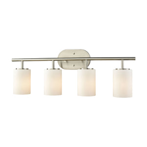 Pemlico 28'' Wide 4-Light Vanity Light - Satin Nickel 57133/4 Elk Lighting