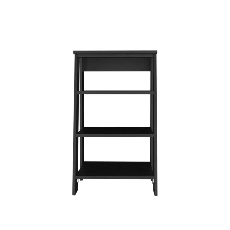 HomeRoots 17 Inch Freestanding Wood Bathroom Storage Shelf in a Sleek Matte Finish for Small Spaces 571350