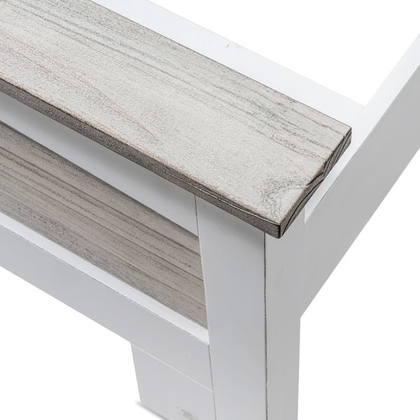 Homeroots Gray Carved Geometric Distressed Solid Wood King Bed Frame For Timeless Elegance And Comfort  Wood 571382