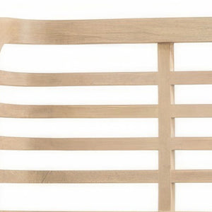 Homeroots Brown Carved Geometric Solid Wood King Bed Frame - Luxurious Comfort For Your Dream Bedroom Oasis  Wood 571398