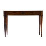 Kai Rectangular Wood 2 Drawer Console Table 5714011 Medium Brown Butler Specialty