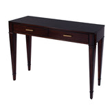 Kai Rectangular Wood 2 Drawer Console Table 5714024 Dark Brown Butler Specialty