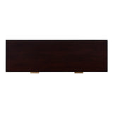 Kai Rectangular Wood 2 Drawer Console Table 5714024 Dark Brown Butler Specialty