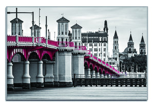 Homeroots Bridge Of Lions Silver Framed Wall Art - Stunning Acrylic Print To Transform Your Space Instantly!  Acrylic 571425