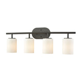 Pemlico 28'' Wide 4-Light Vanity Light - Oil Rubbed Bronze 57143/4 Elk Lighting