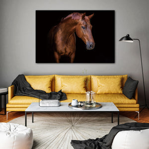Homeroots Pensive Mare Unframed Acrylic Wall Art - Stunning Horse Decor To Elevate Your Home's Style!  Acrylic 571437