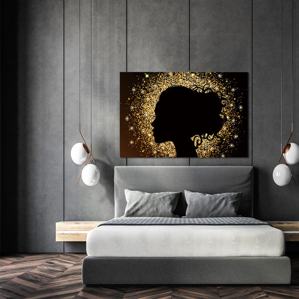 Homeroots Female Silhouette Acrylic Wall Art – Vibrant Fireworks Design To Brighten Up Any Room Decor!  Acrylic 571438