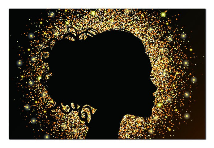 Homeroots Female Silhouette Acrylic Wall Art – Vibrant Fireworks Design To Brighten Up Any Room Decor!  Acrylic 571438