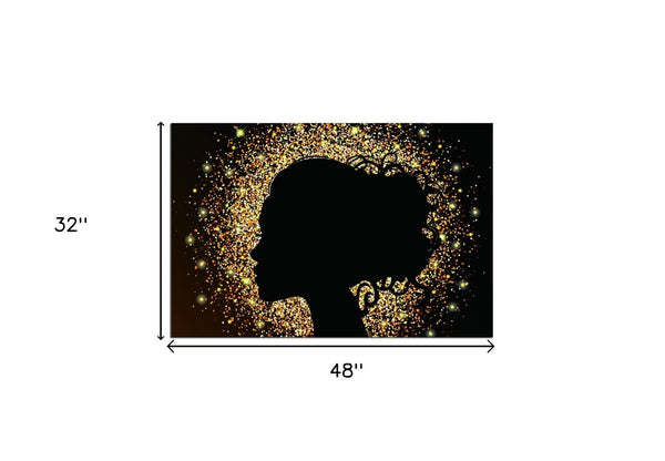Homeroots Female Silhouette Acrylic Wall Art – Vibrant Fireworks Design To Brighten Up Any Room Decor!  Acrylic 571438