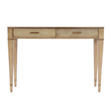 Kai Rectangular Wood 2 Drawer Console Table 5714424 Beige Butler Specialty