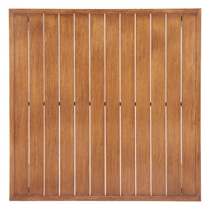 HomeRoots 32" Natural Aluminum Square Coffee Table - Modern Design, Versatile Accent for Any Room Decor 571479