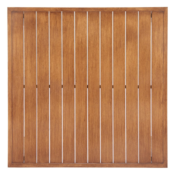HomeRoots 32" Natural Aluminum Square Coffee Table - Modern Design, Versatile Accent for Any Room Decor 571479