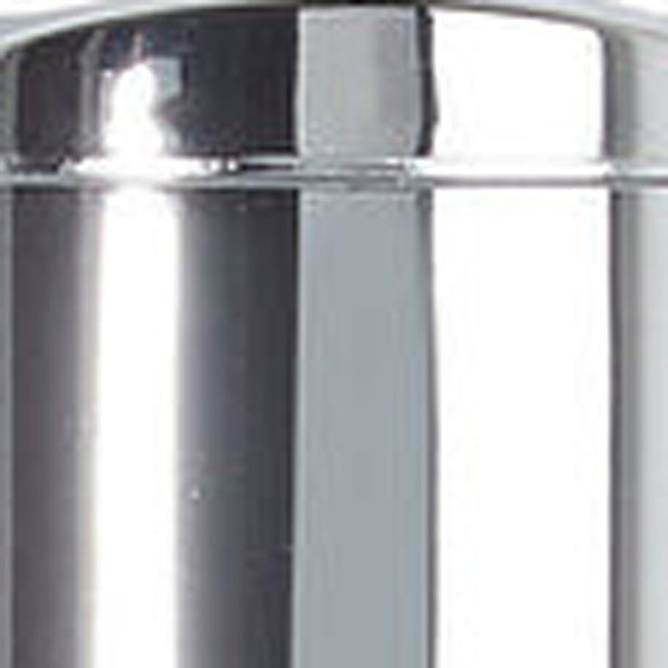 Homeroots Silver Heavy Duty Plastic Three Chamber Wall Mount Soap Dispenser For Stylish, Clutter-free Spaces  Plastic 571492