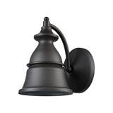 Langhorn 9'' High 1-Light Outdoor Sconce - Oil Rubbed Bronze 57150/1 Elk Lighting