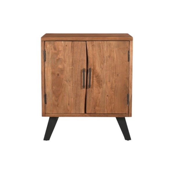 30 Inch Solid Wood Live Edge Nightstand Natural Slab Bedside Table for Modern Bedroom