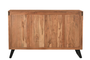 Homeroots 60" Live Edge Solid Wood Double Dresser With 6 Easy-open Drawers – Stylish Storage Solution!  Solid Wood 571535