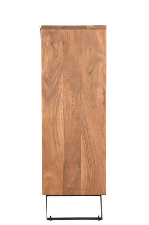 Homeroots 36" Natural Live Edge Solid Wood Dresser With 5 Drawers – Stylish Storage Solution For Every Bedroom  Solid Wood 571536