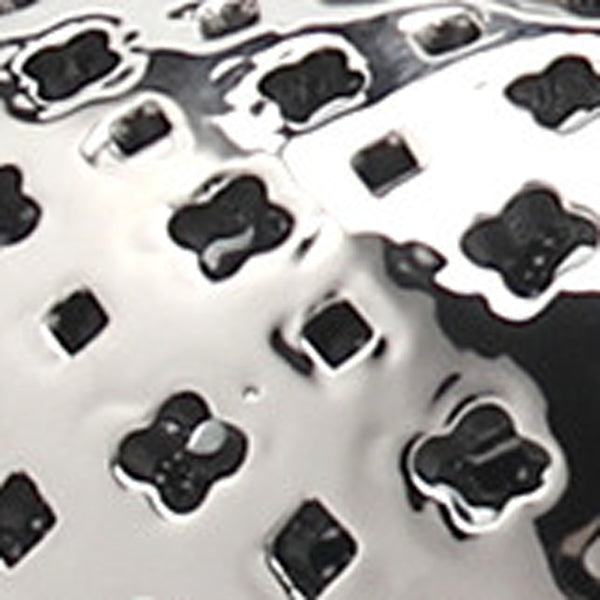 Homeroots 15" Silver Pierced Urn Ceramic Ginger Jar  Ceramic 571569