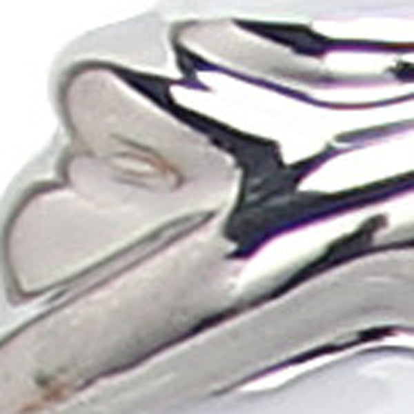 Homeroots 16" White And Silver Abstract Urn Ceramic Ginger Jar  Ceramic 571580