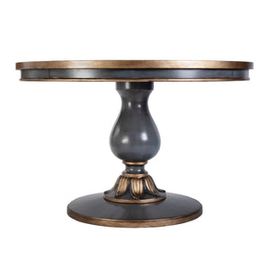 Butler Specialty Butler Evie 48-inch Round Wood Pedestal Dining Table – Timeless Elegance For Any Dining Space Pastel Blue Poplar Wood,Cherry Veneer,Resin,Mdf 5716483-butler