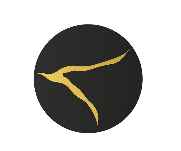 Homeroots 40" Black And Gold Mirrored Glass Round Coffee Table - Modern Chic Design For Stylish Interiors   571666