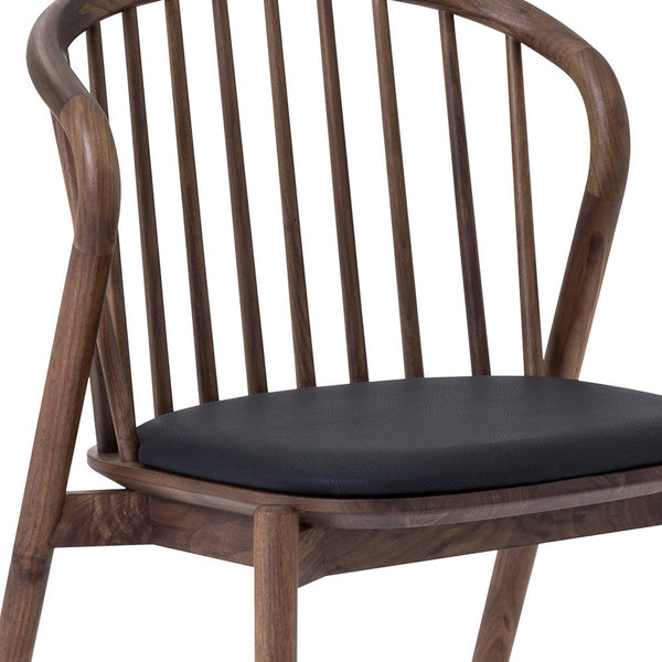 Homeroots Five Piece Black Oval Dining Set With Four Chairs  Wood 571706