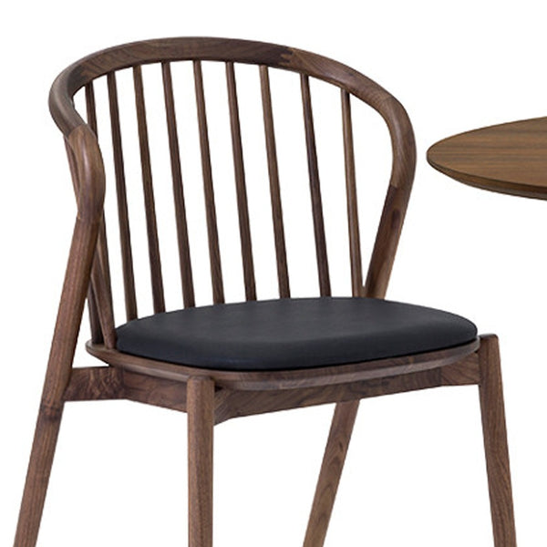 Homeroots Five Piece Brown And Black Oval Dining Set With Four Chairs  Wood 571707