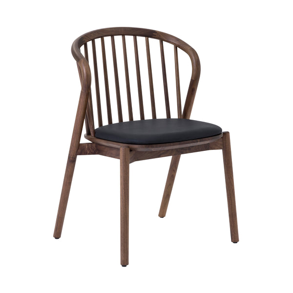 Homeroots Seven Piece Black Oval Dining Set With Six Chairs  Wood 571718