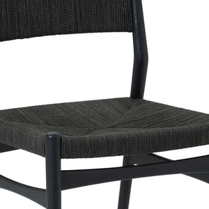 Homeroots Five Piece Black Round Dining Set With Four Chairs  Wood 571724