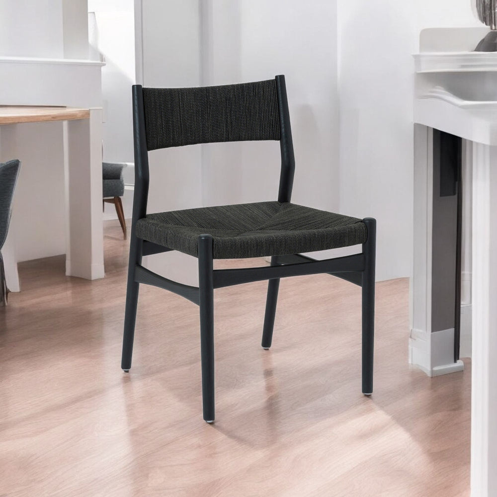 Homeroots Five Piece Oak Round Dining Set With Four Chairs  Wood 571726