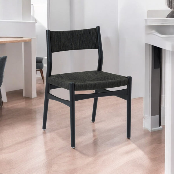 Homeroots Five Piece Oak Round Dining Set With Four Chairs  Wood 571726