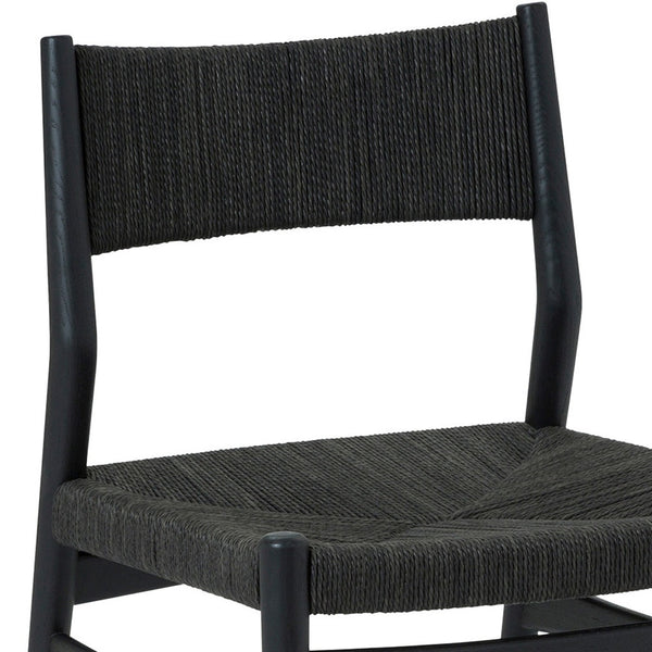 Homeroots Six Piece Brown And Black Oval Dining Set With Four Chairs And Sideboard  Wood 571729